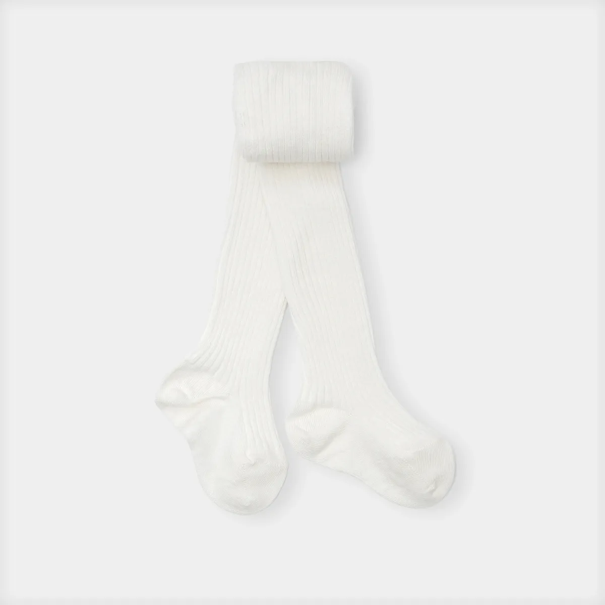 View 1 - Baby girl ribbed tights