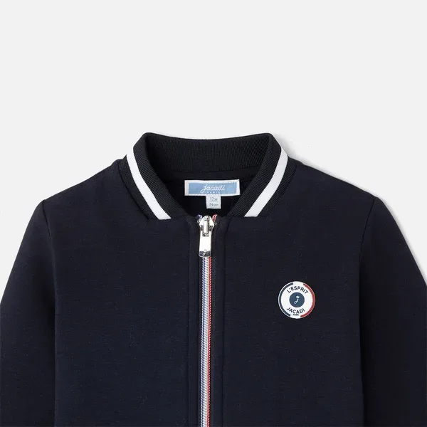 View 3 - Baby boy zip-up cardigan