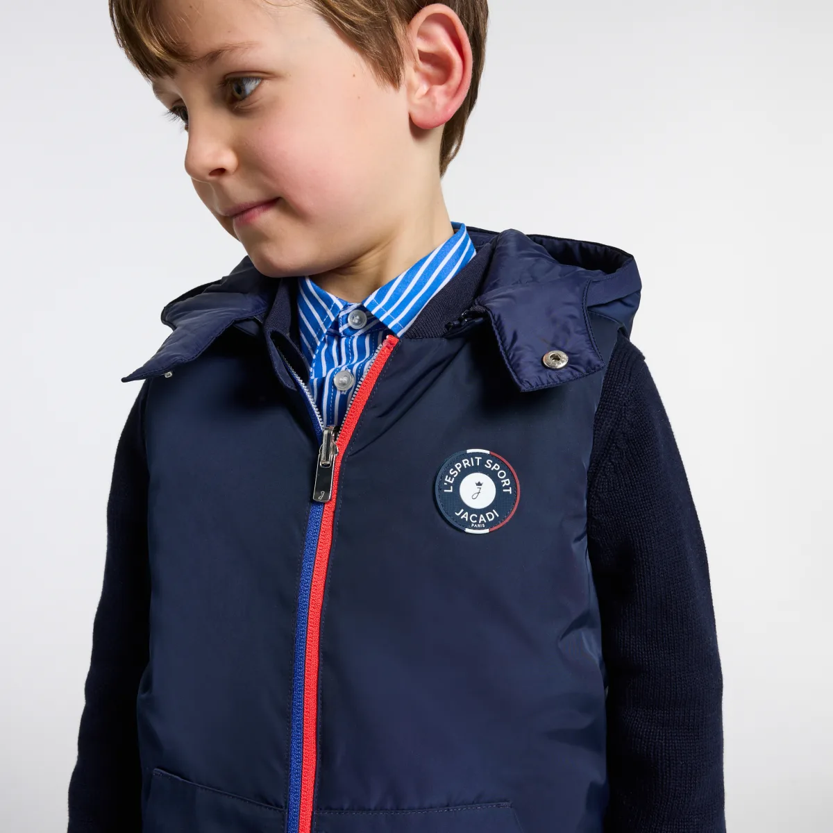 View 2 - Boy reversible padded jacket