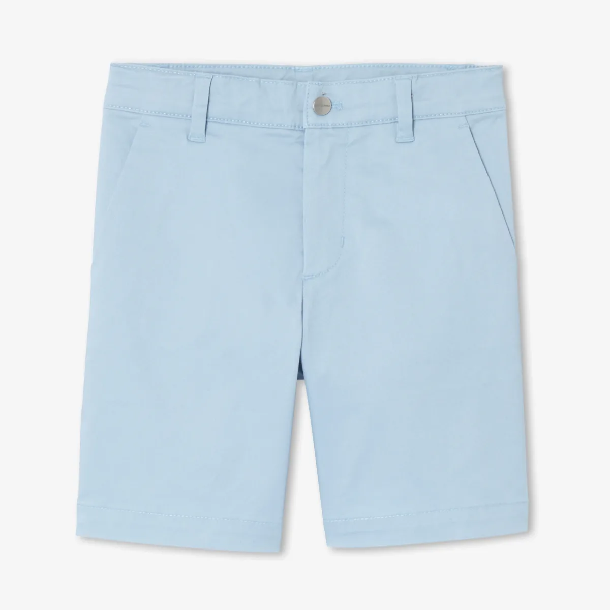 View 1 - Boys' twill cotton Bermuda shorts