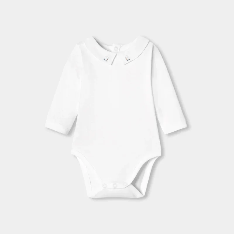 View 1 - Baby boy long-sleeved bodysuit