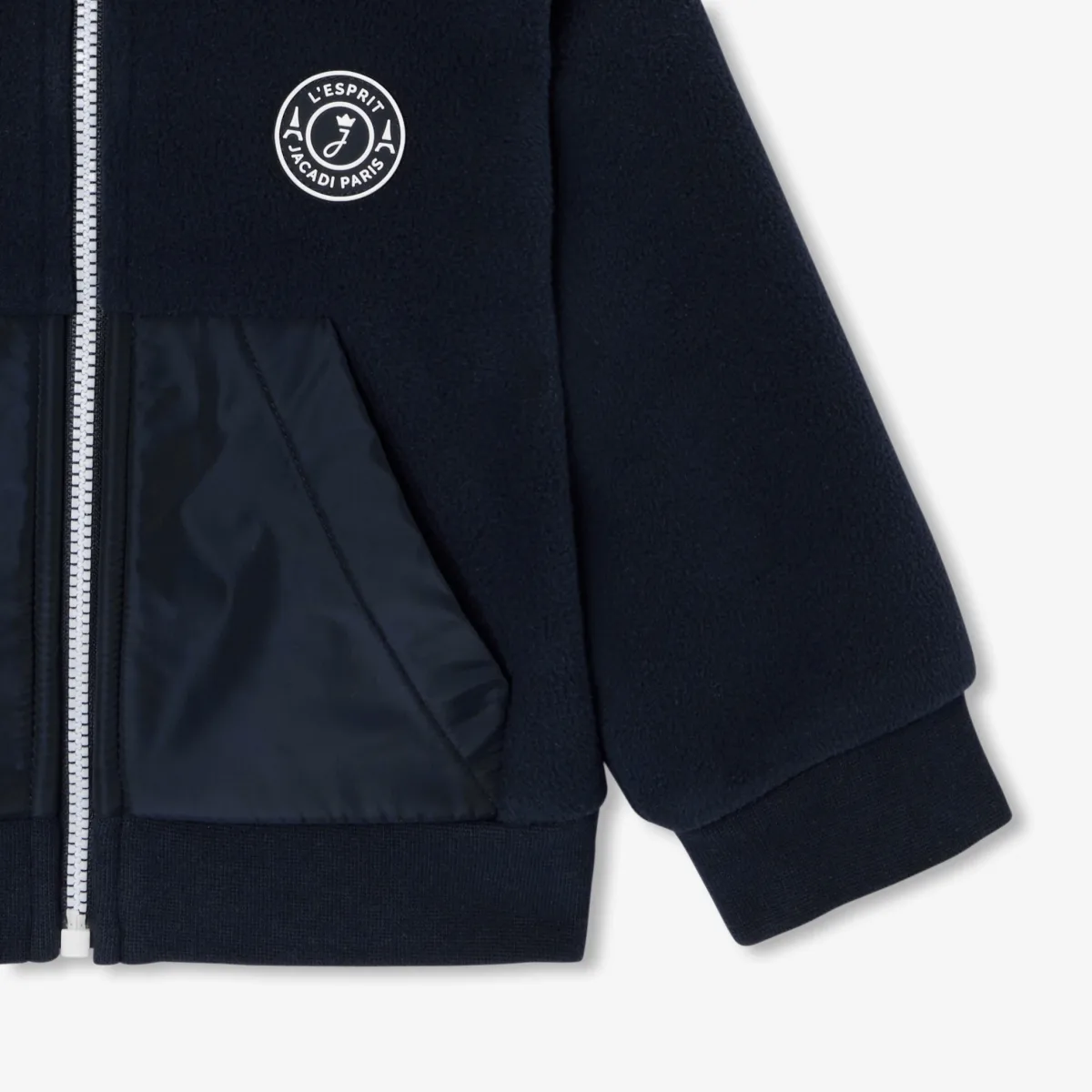 View 4 - Baby zip-up fleece cardigan