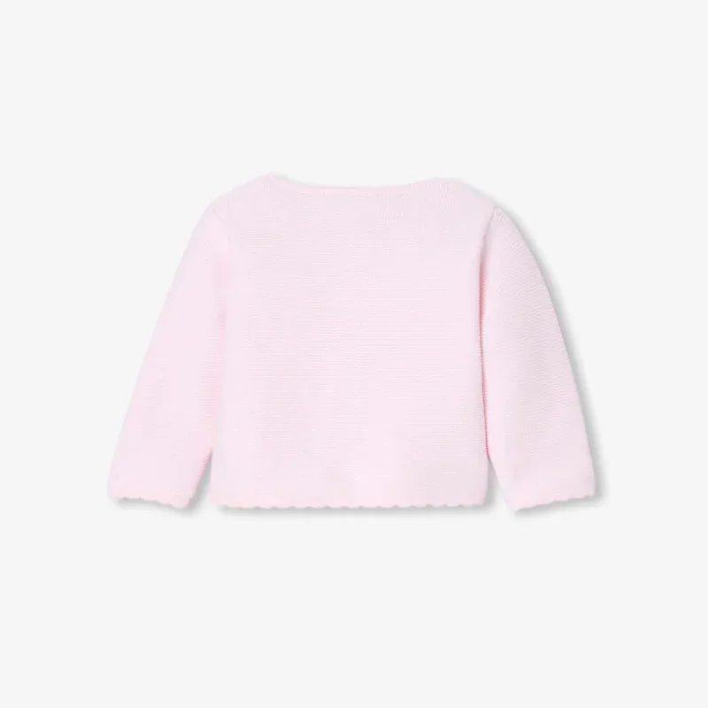 View 2 - Baby girl cotton cardigan