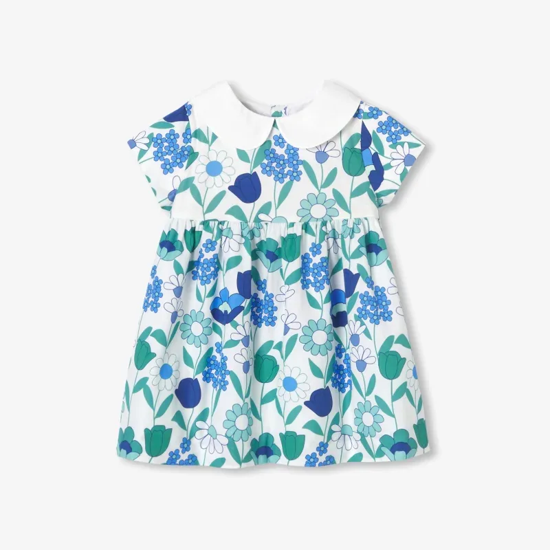 View 1 - Baby girl floral cotton dress
