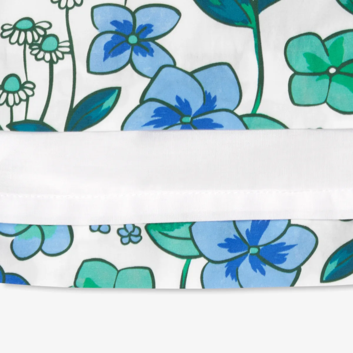 View 4 - Girl floral print cotton poplin skirt