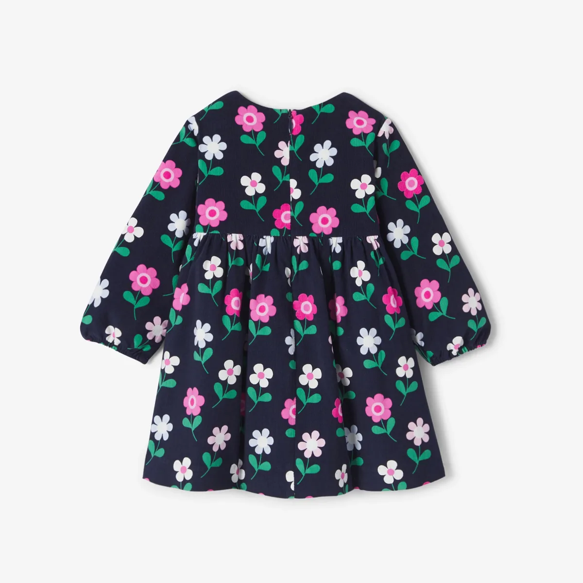 View 2 - Baby girl long-sleeved velvet dress