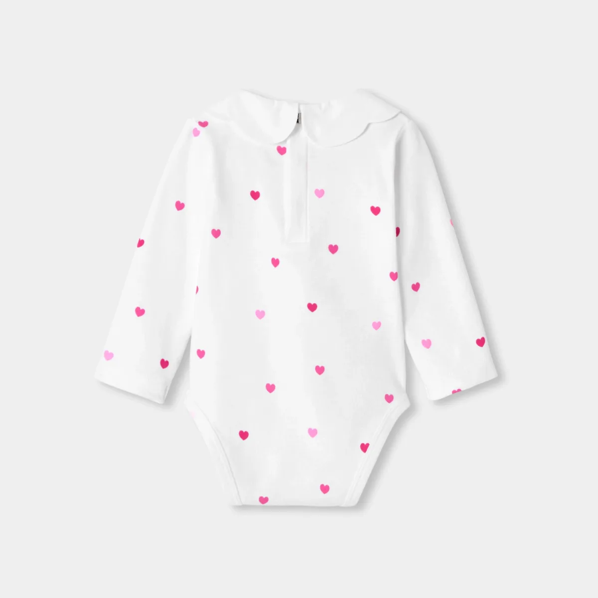 View 2 - Baby girl interlock cotton bodysuit