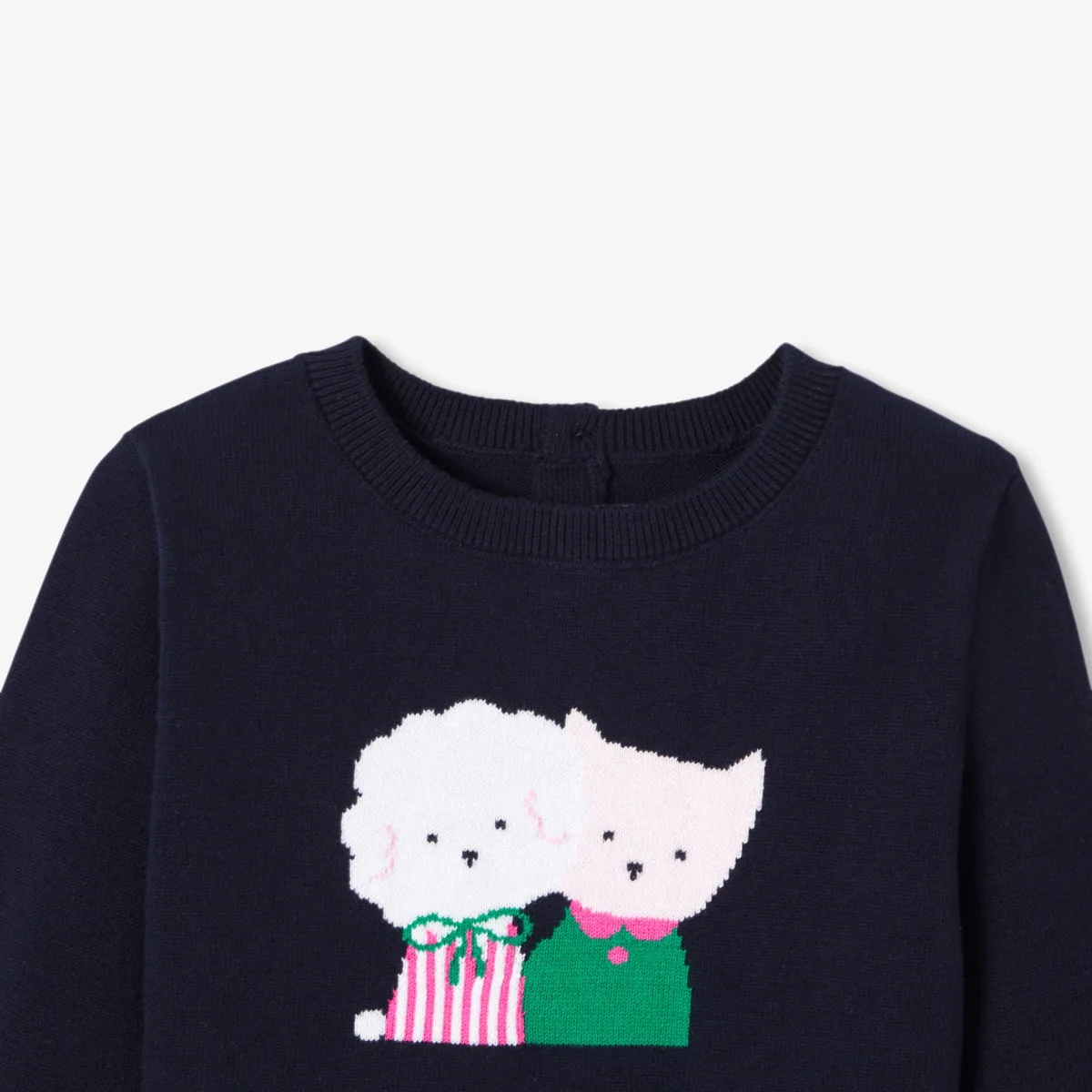 View 3 - Baby girl cotton jumper
