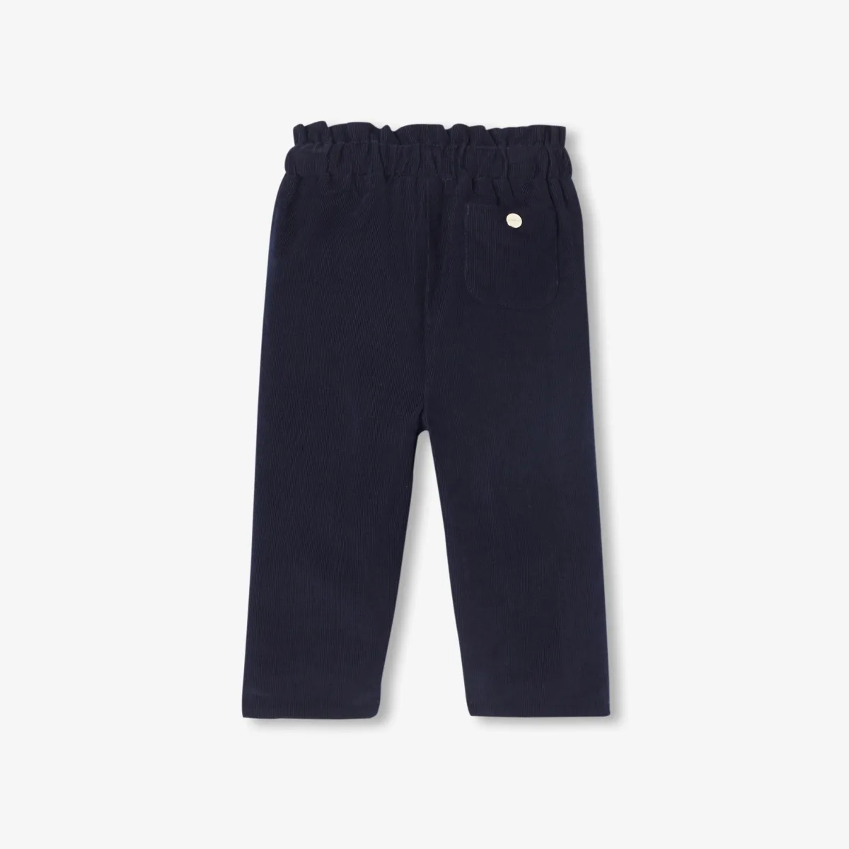 View 2 - Baby girl fine-ribbed corduroy trousers