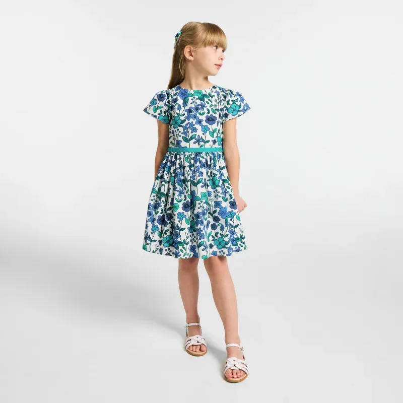 Clothing Dress Dress With Sleeves Woven Girls 970 03A