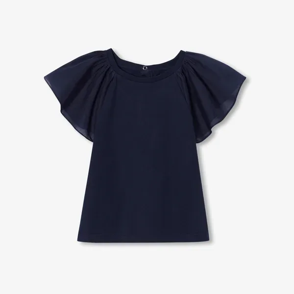 Clothing T-Shirt T-Shirt Knitted Woven Girls 123 03A