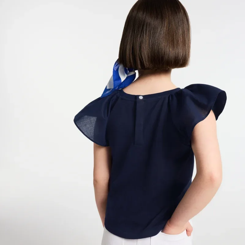 Clothing T-Shirt T-Shirt Knitted Woven Girls 123 03A