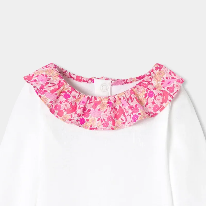 View 3 - Baby girl long-sleeved bodysuit